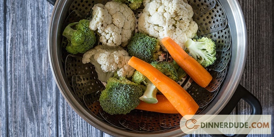 How to steam vegetables without steamer?