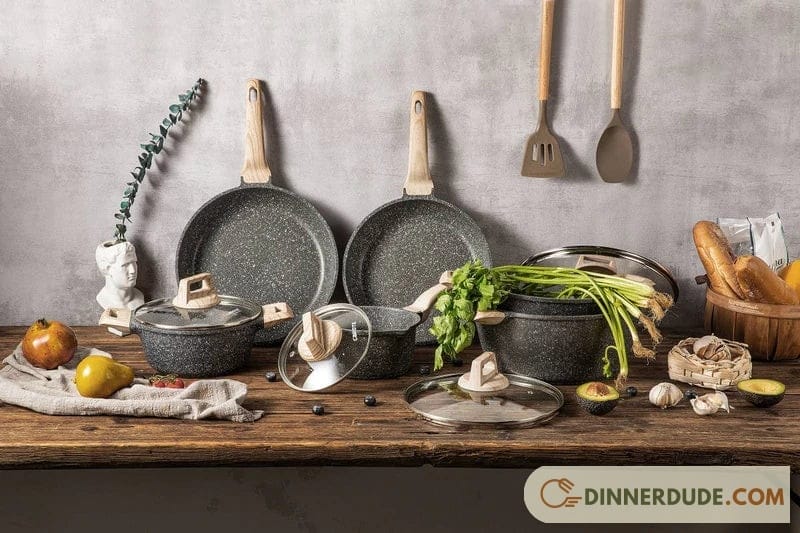 How is granite stone cookware made?